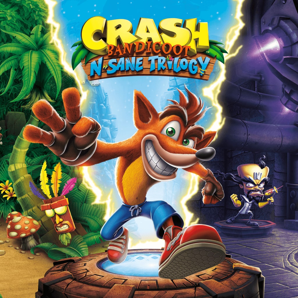 Crash Bandicoot N. Sane Trilogy official PlayStation artwork