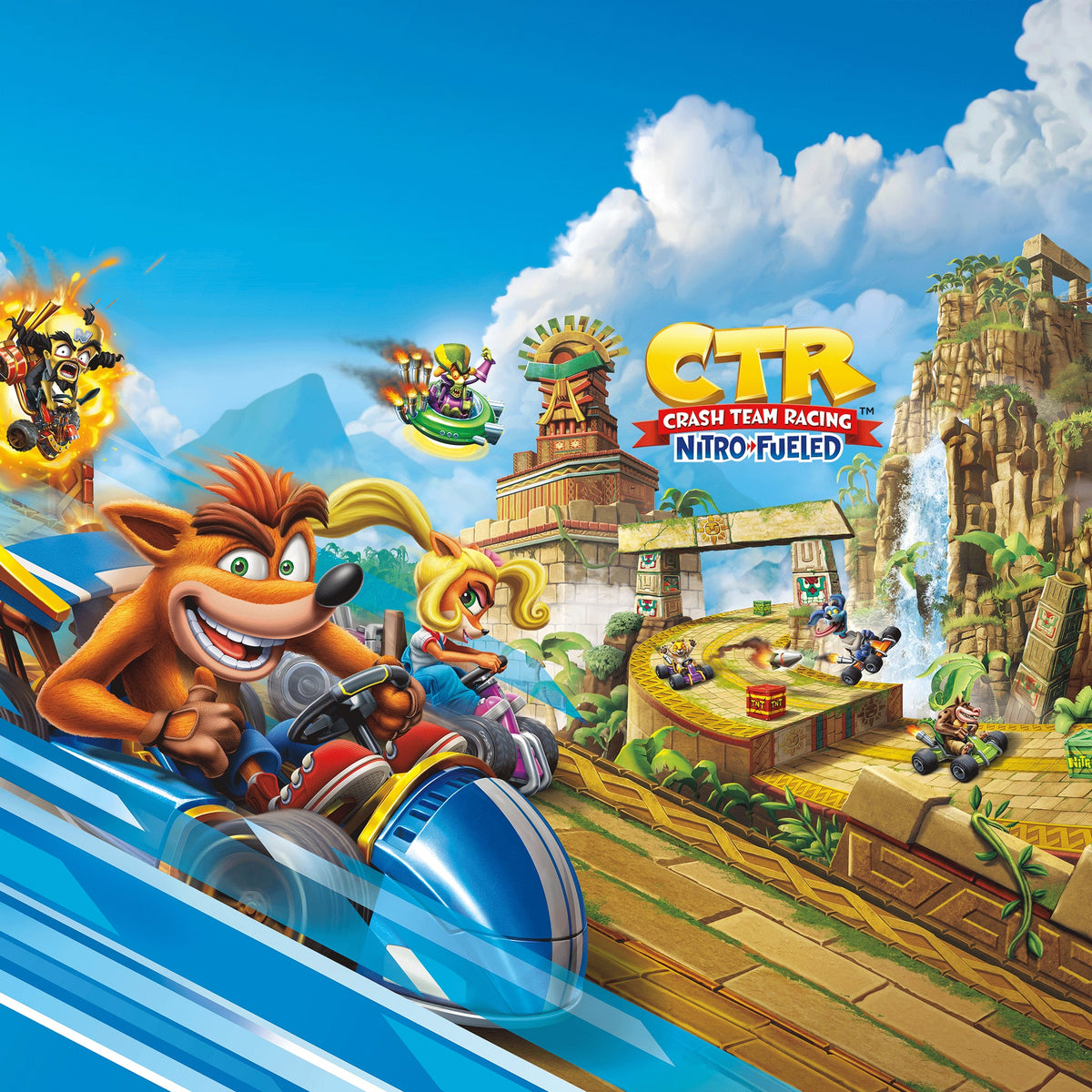Crash Team Racing Nitro-Fueled official PlayStation artwork