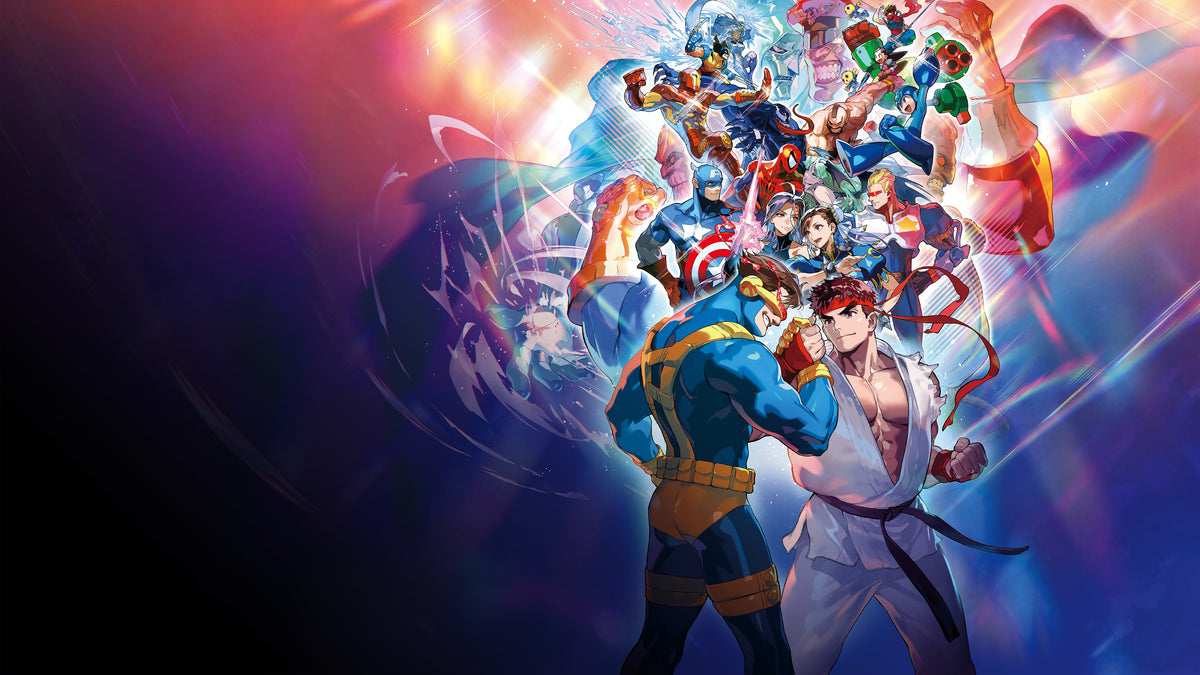 MARVEL vs. CAPCOM Fighting Collection official PlayStation artwork