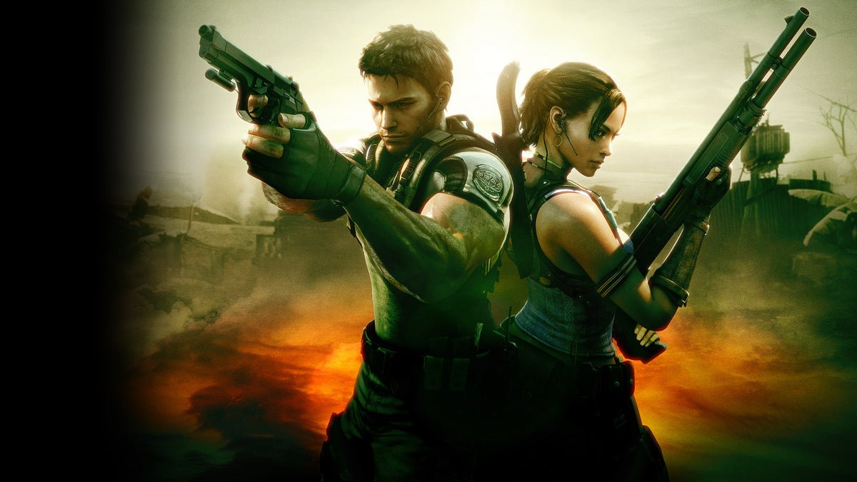 Resident Evil 5 official PlayStation artwork