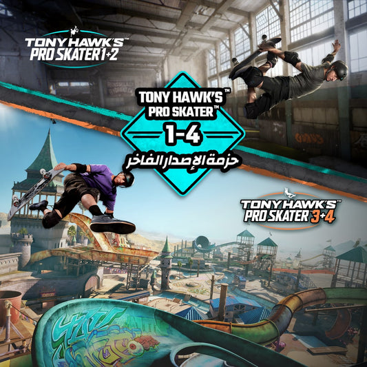 Tony Hawk's Pro Skater 1-4 Deluxe Edition Bundle official artwork